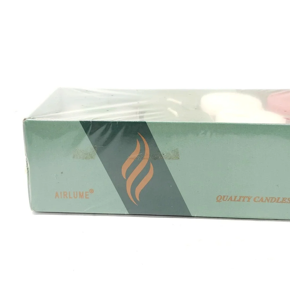 AIRLUME Assorted Votive Candles Set of 6‎ Glass Holder Christmas New Sealed